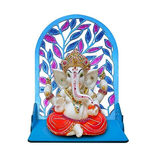 Ganpati Makhar for Ganesh Chaturthi Decoration DIY Kit1 by Penkraft with free video tutorial