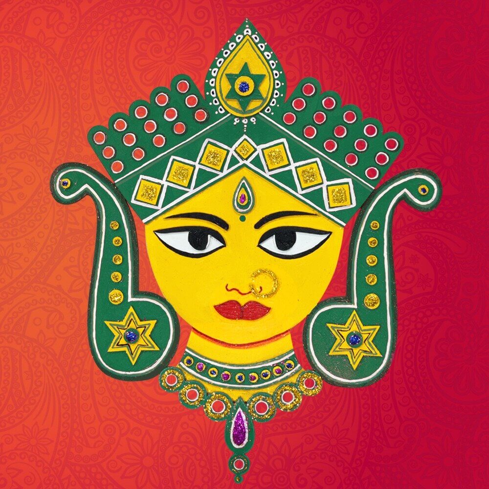 Devi Mahalaxmi Face for Navaratri Pooja Decoration