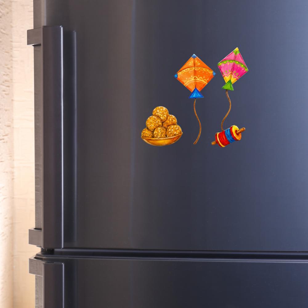 Penkraft Makar Sankranti Fridge Magnet DIY Kit