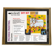 Pichwai Painting on Canvas DIY Kit by Penkraft