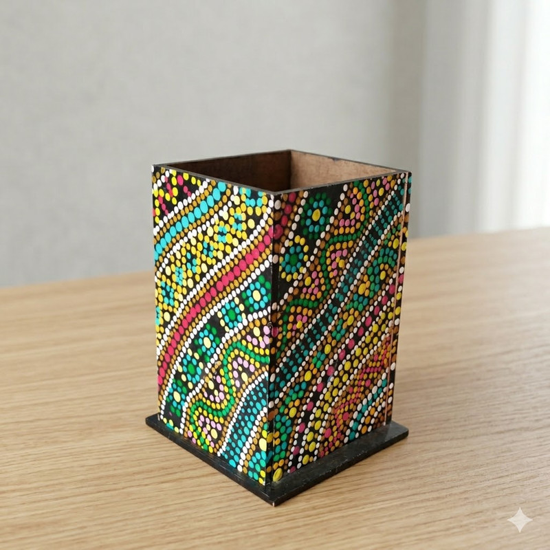 Dot Mandala on Pen Stand DIY Kit 