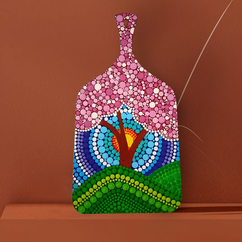 Dot Mandala on Chopping Board DIY Kit