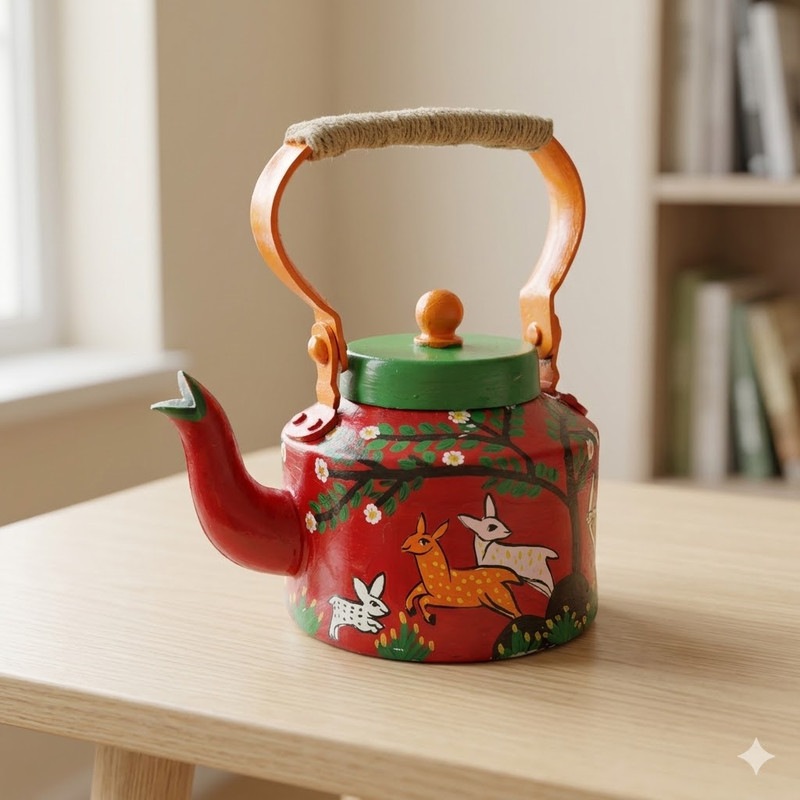 Cheriyal Painting on Kettle DIY Kit 