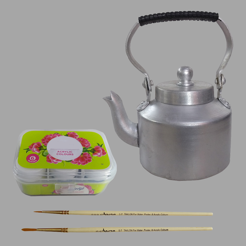 Cheriyal Painting on Kettle DIY Kit 
