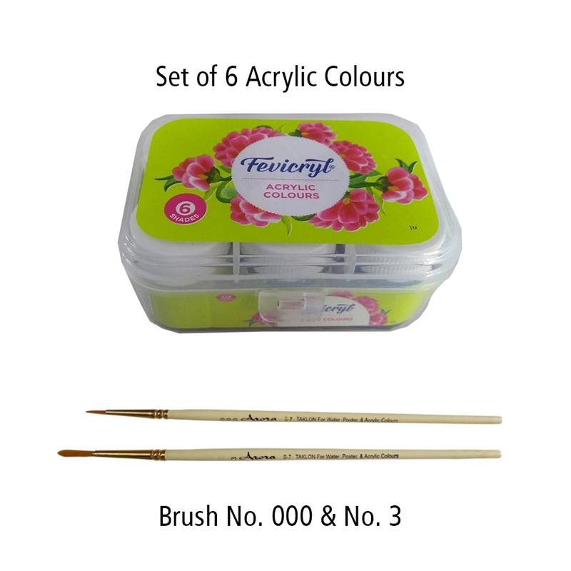 Cheriyal Painting on Round MDF DIY Kit 