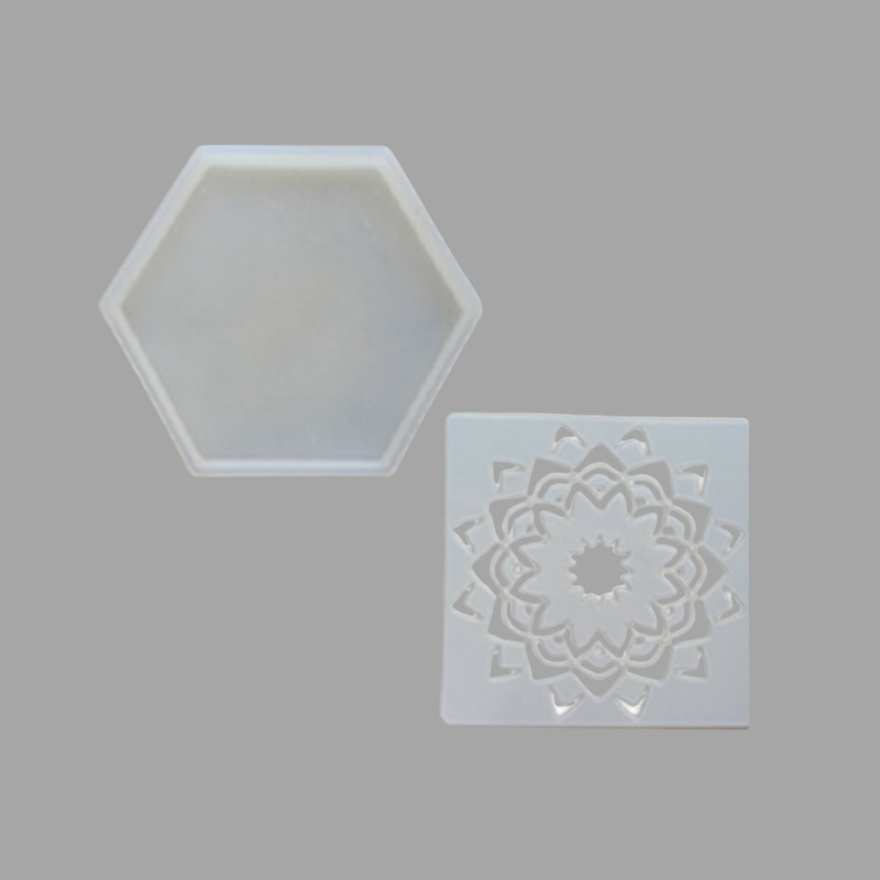 Penkraft Cement art embossed coaster DIY Kit with Free video tutorial