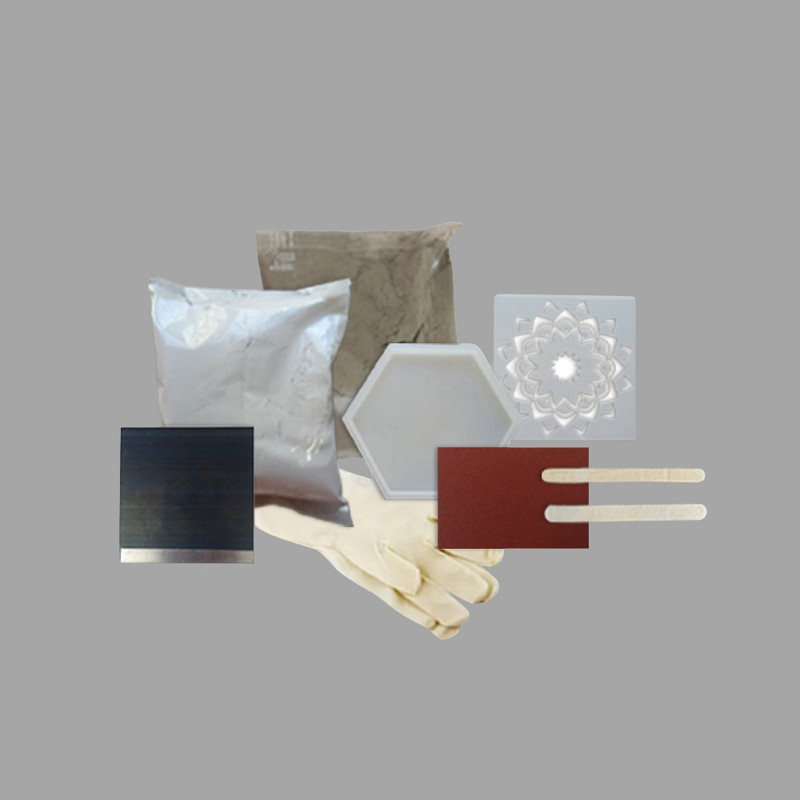 Penkraft Cement art embossed coaster DIY Kit with Free video tutorial