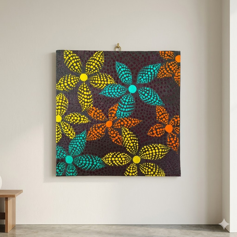 Dot Mandala on Canvas DIY Kit