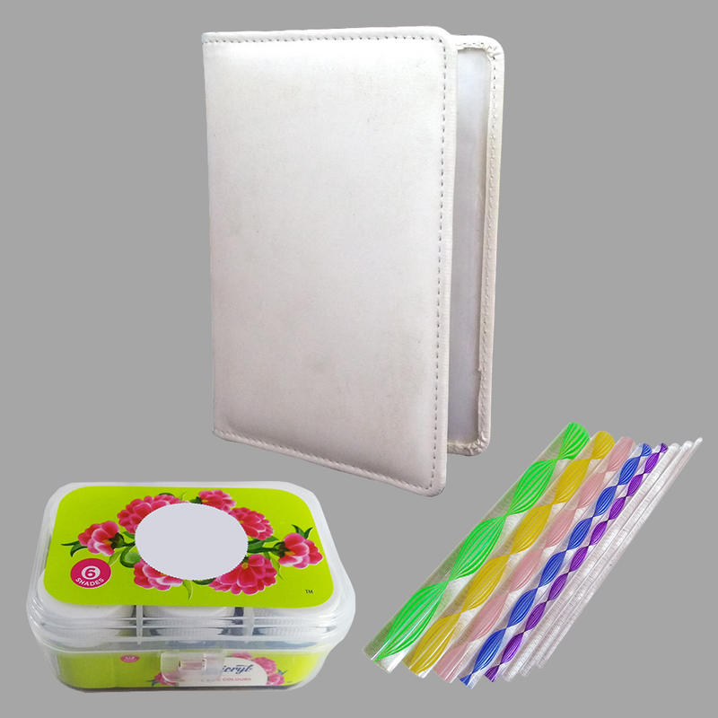 Dot Mandala on Passport Cover DIY Kit
