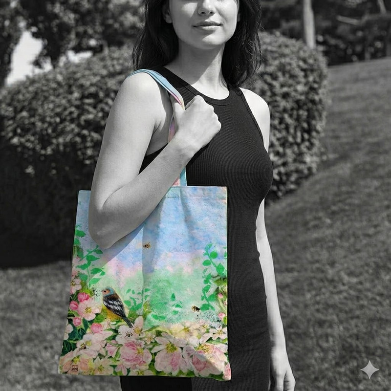 Decoupage Art on Cloth Bag DIY Kit