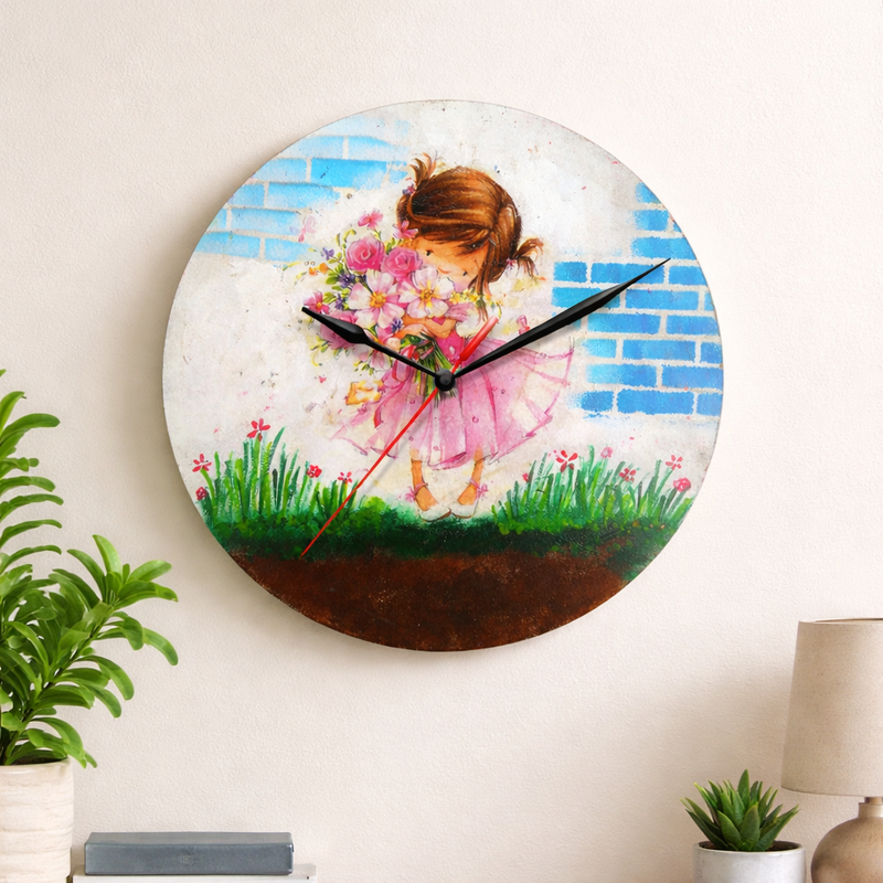 Decoupage Art on Wall Clock DIY Kit
