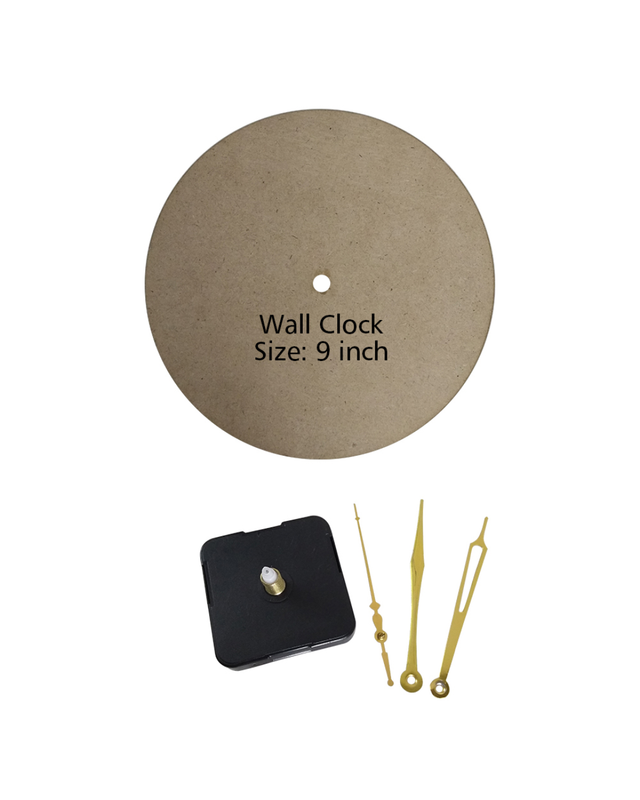 Decoupage Art on Wall Clock DIY Kit