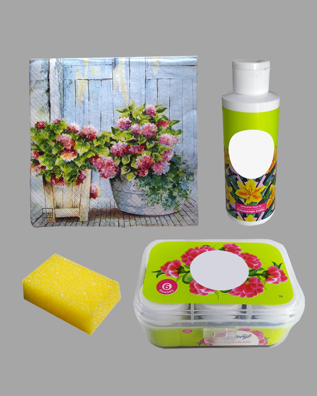 Decoupage Art on Photo Frame DIY Kit