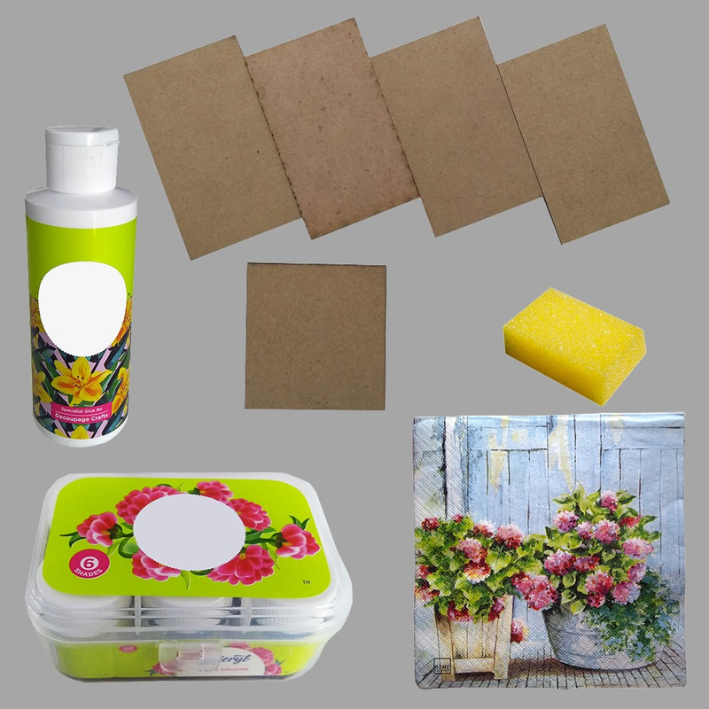 Decoupage Art Pen Stand DIY Kit 