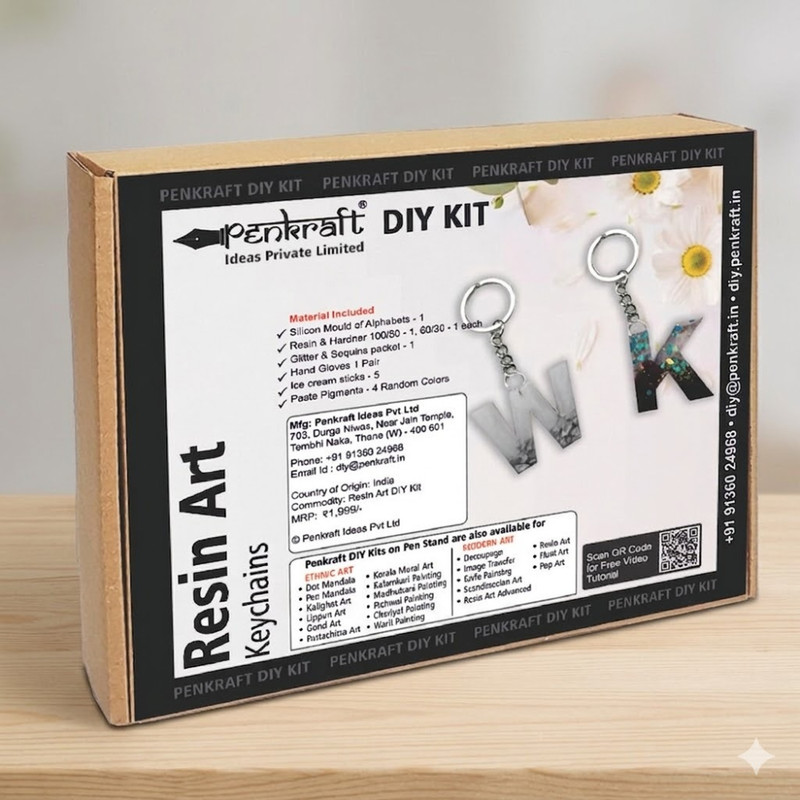 Penkraft Resin art Keychains DIY kit 