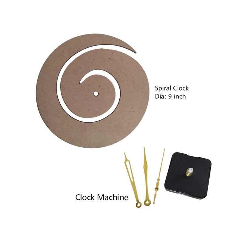 Fluid Art on Spiral Clock DIY Kit 