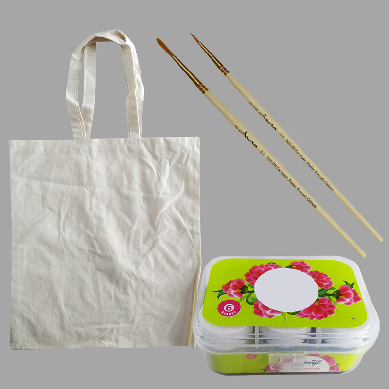 Gond art on Cloth Bag DIY Kit