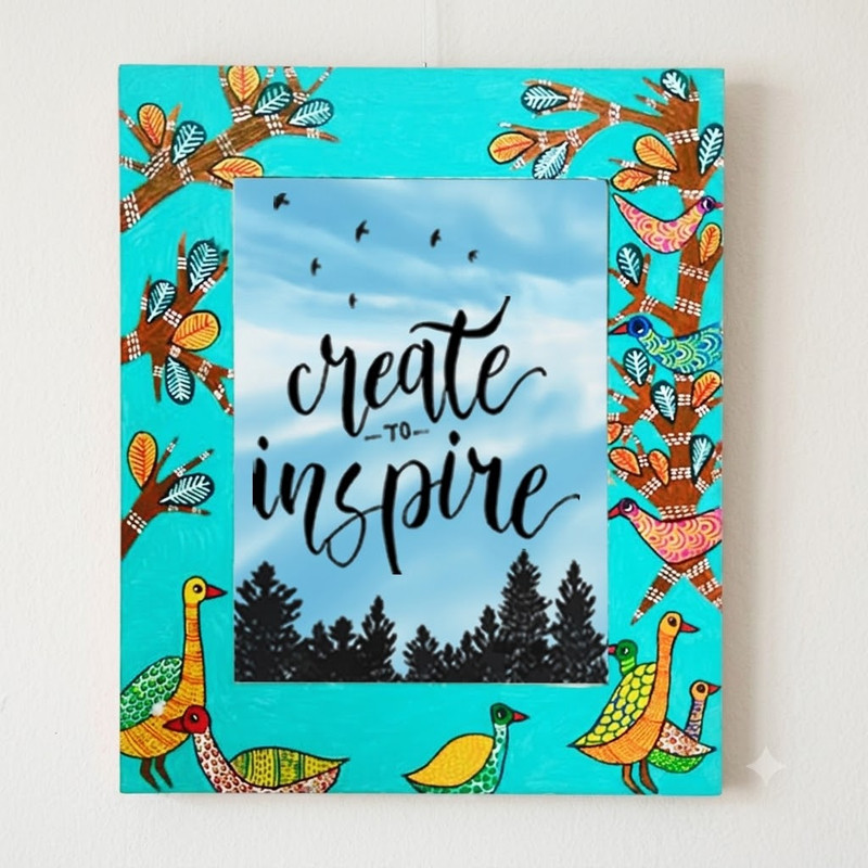 Gond art on Frame DIY Kit