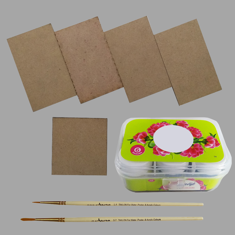 Gond art on Pen Stand DIY Kit