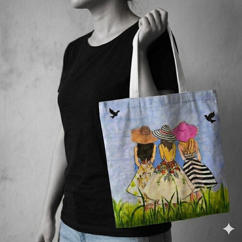 Image Transfer on Cloth Bag DIY Kit