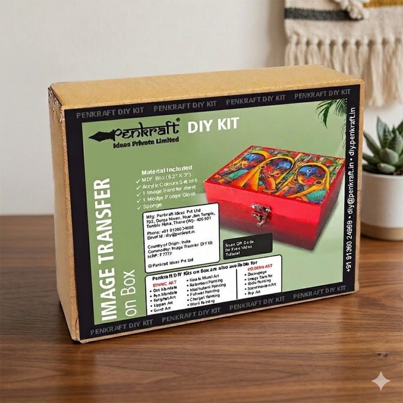 Image Transfer on MDF Box DIY Kit