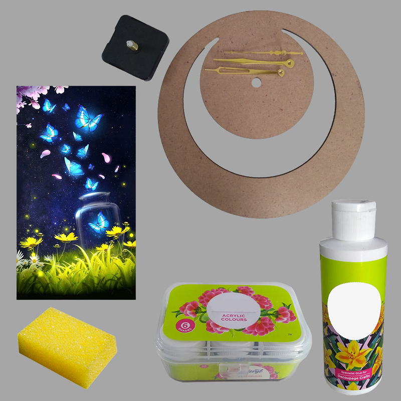 Image Transfer on Moon Clock DIY Kit