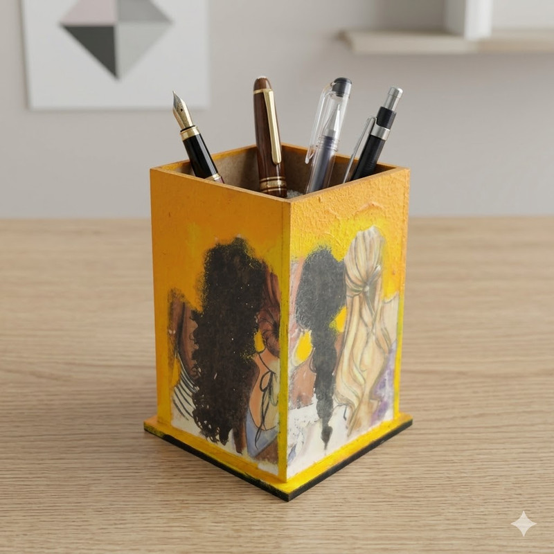 Image Transfer on Pen Stand DIY Kit