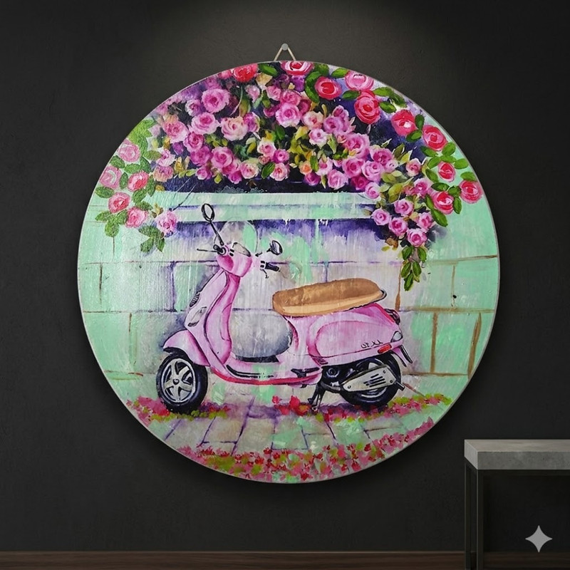 Image Transfer on Round Board DIY Kit 