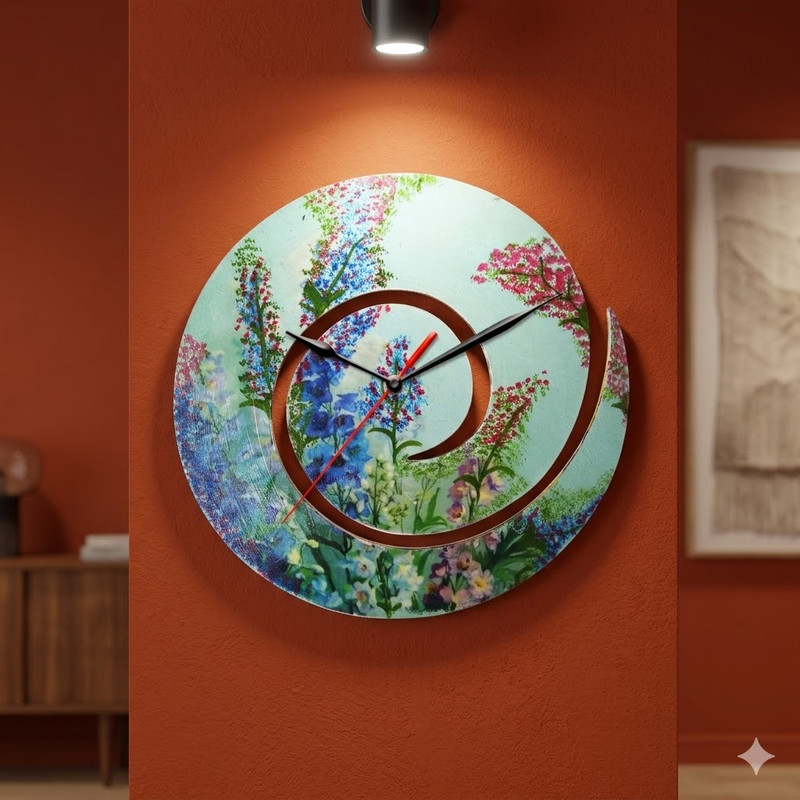 Image Transfer on Spiral Clock DIY Kit