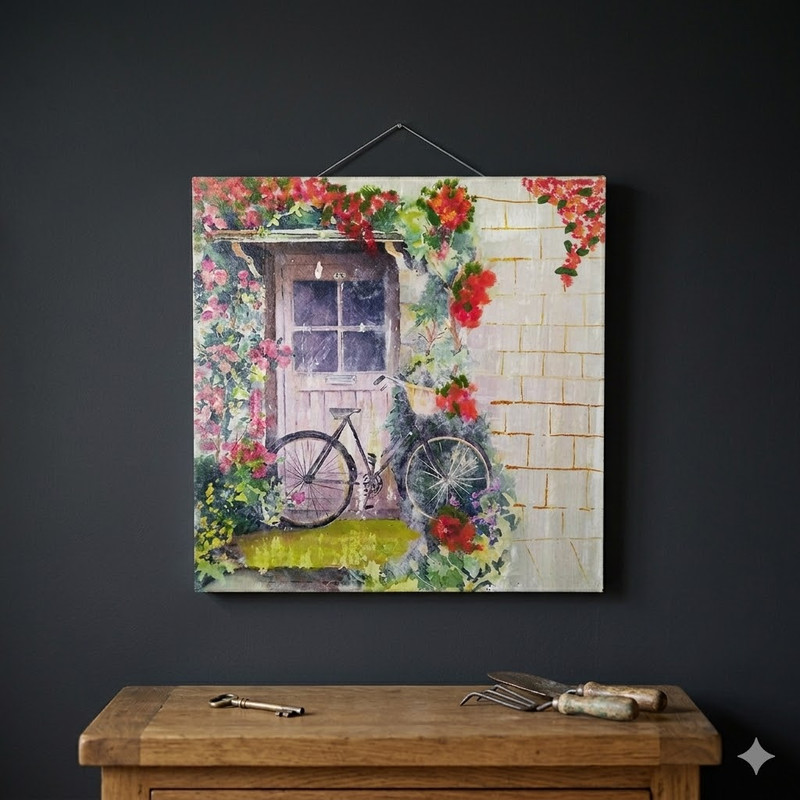 Image Transfer on MDF Square Board DIY Kit