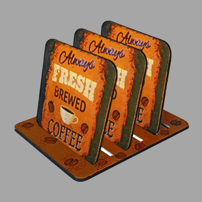 Image Transfer on Square Tea Coasters with Stand DIY Kit