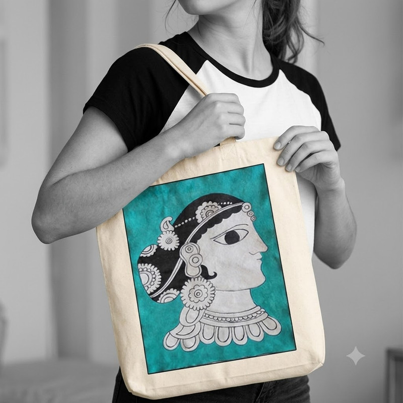 Kalamkari on Cloth Bag DIY Kit