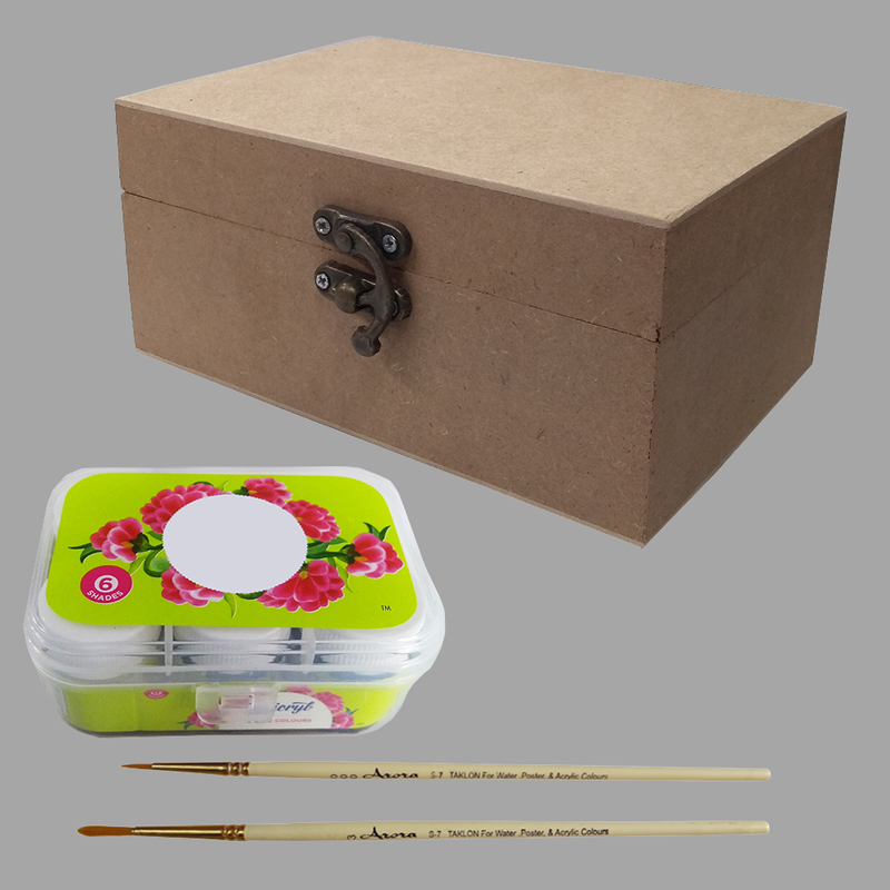 Kalamkari on MDF Box DIY Kit