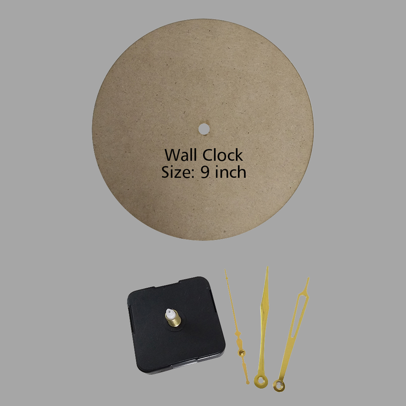 Kalamkari on Round Clock DIY Kit
