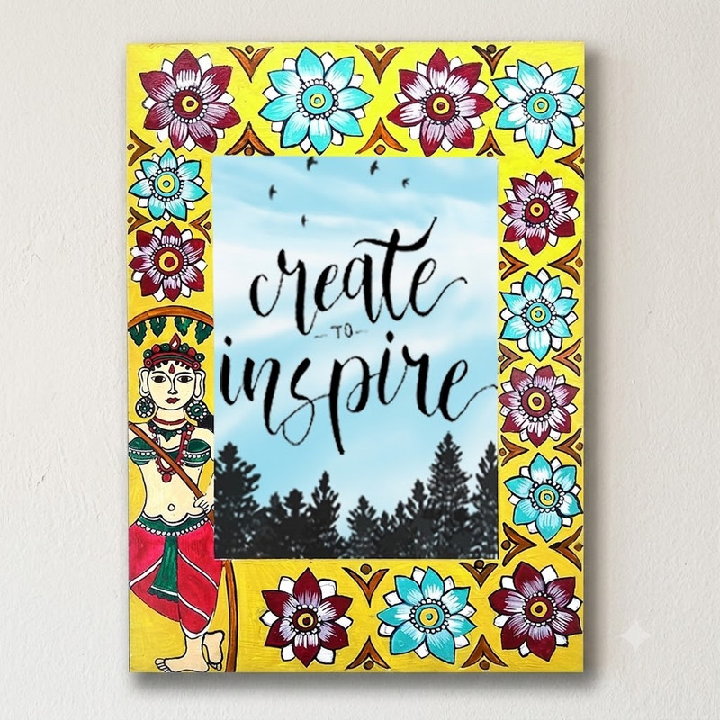 Kalamkari on Frame DIY Kit