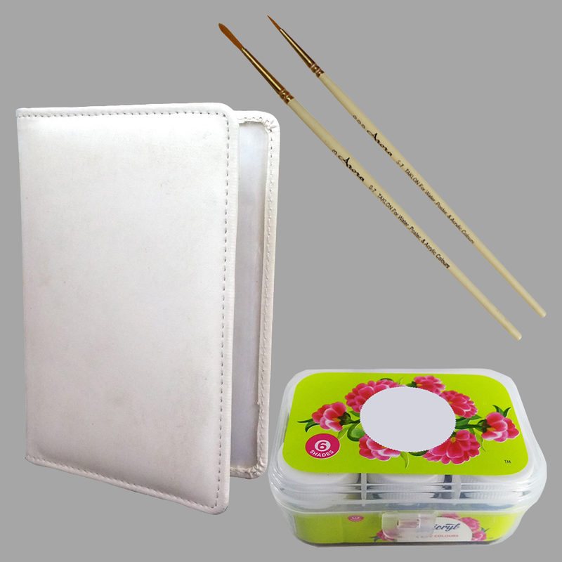 Kalamkari on Passport Cover DIY Kit
