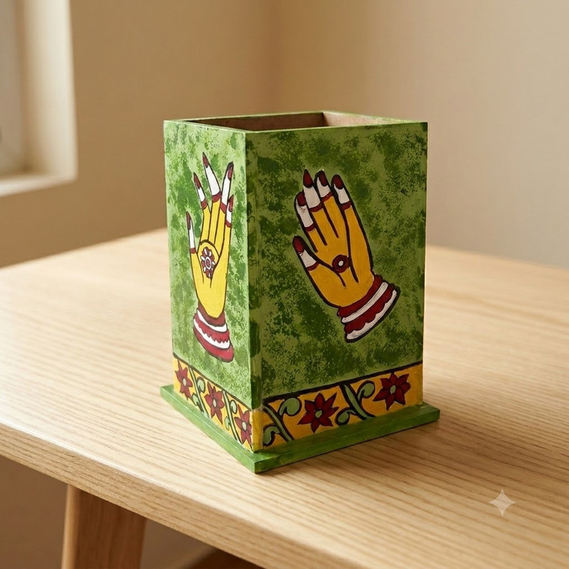 Kalamkari on Pen Stand DIY Kit