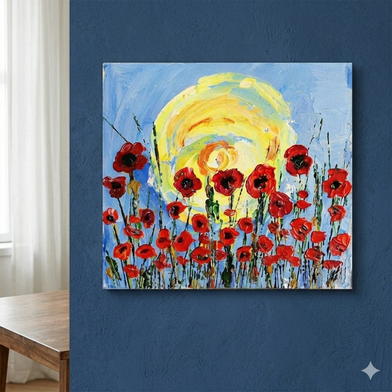 Knife Painting on Canvas DIY Kit