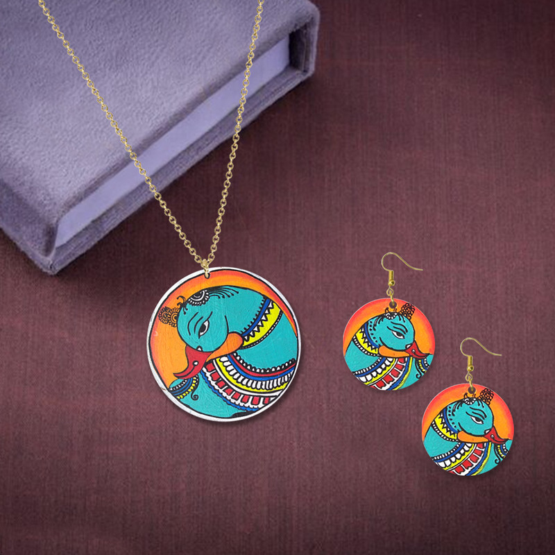 Kalamkari on Jewellery DIY Kit