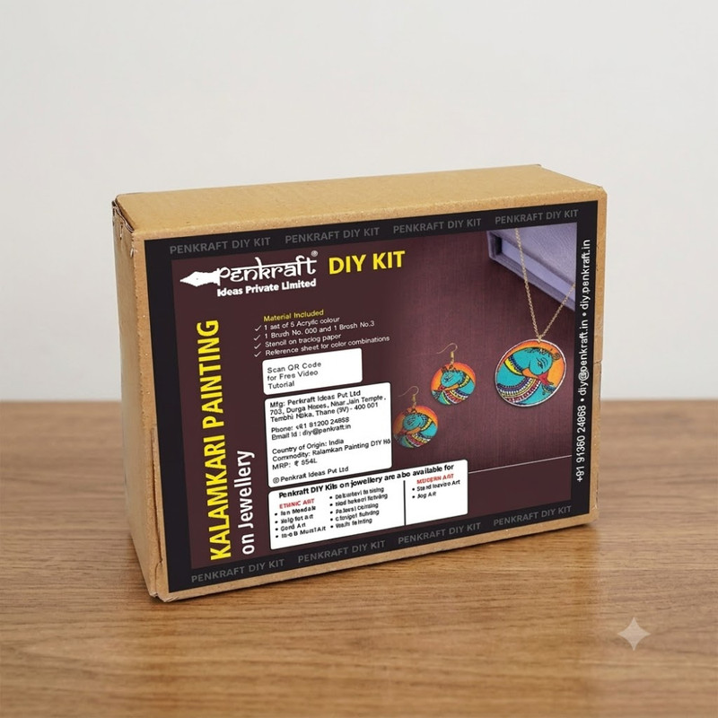 Kalamkari on Jewellery DIY Kit