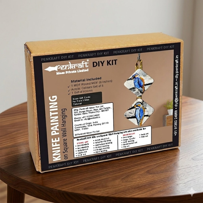 Knife Painting on Wall Hanging DIY Kit