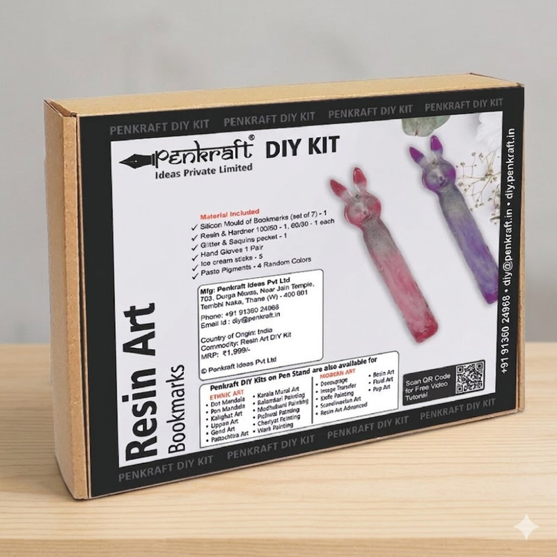 Penkraft Resin art Bookmarks DIY kit 