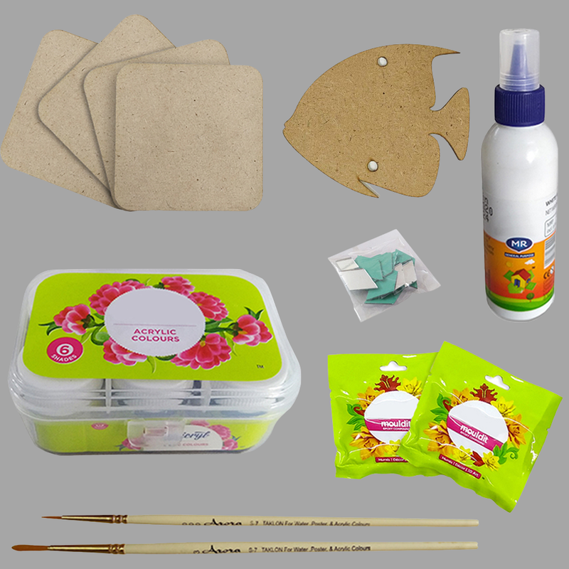 Lippan Art on Square Wall Hanging DIY Kit