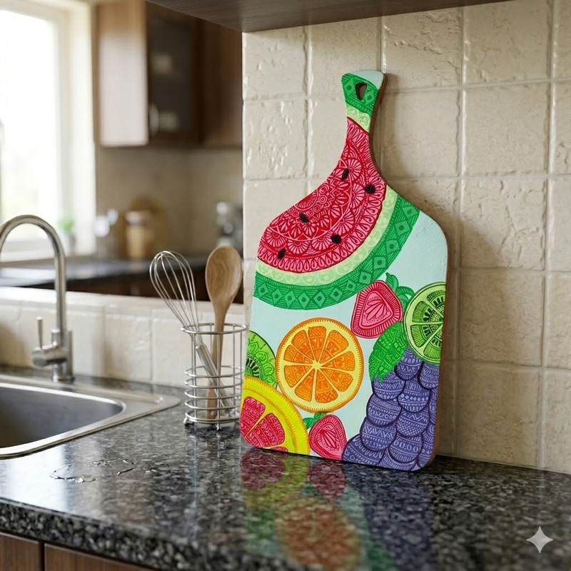 Pen Mandala on MDF Chopping Board DIY Kit