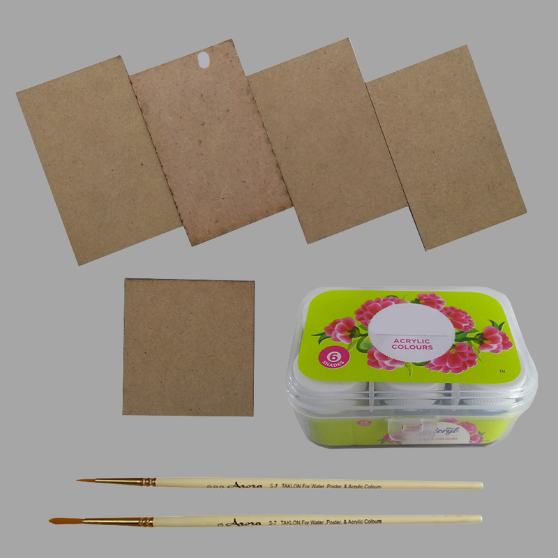 Pen Mandala on MDF Pen Stand DIY Kit