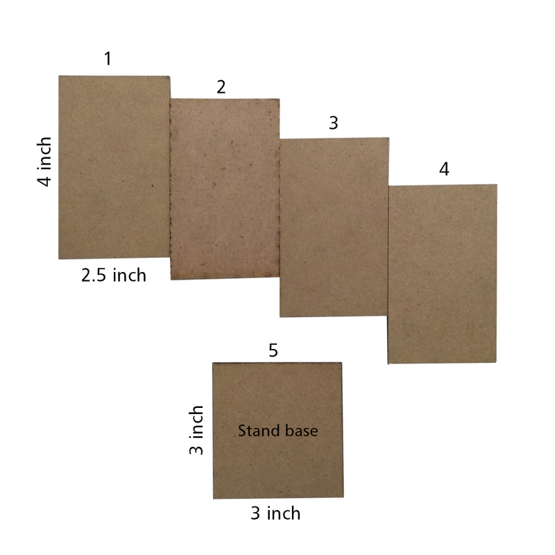 Pen Mandala on MDF Pen Stand DIY Kit