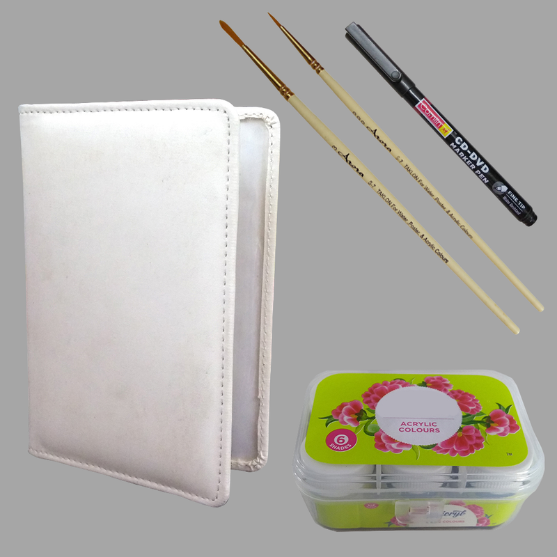 Pen Mandala on Passport Cover DIY Kit