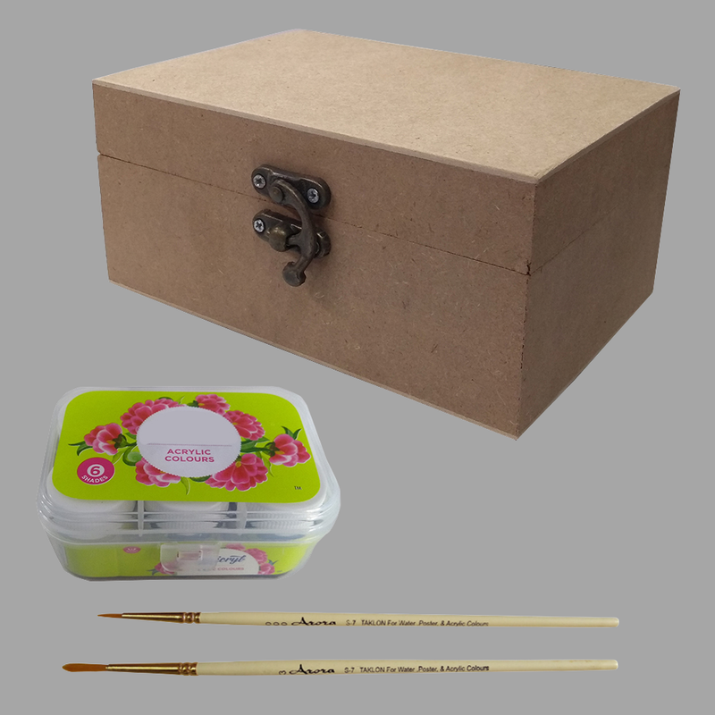 Pichwai Painting on MDF Box DIY Kit 