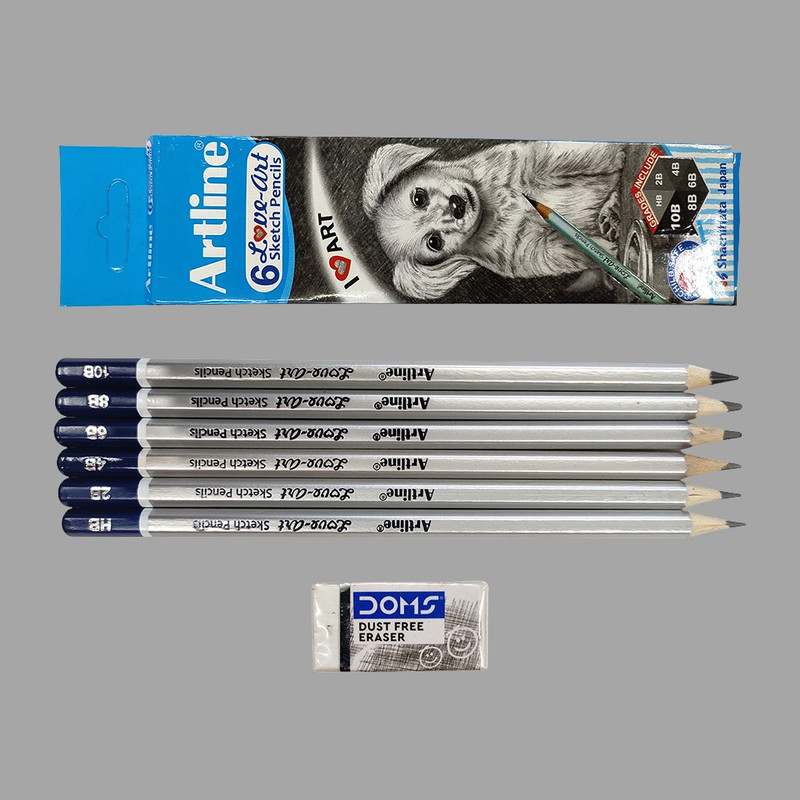 Pencil Shading on Round Coasters Diy Kit 
