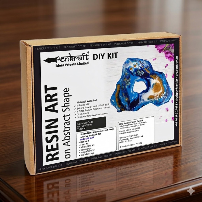 Resin Art on Abstract DIY Kit